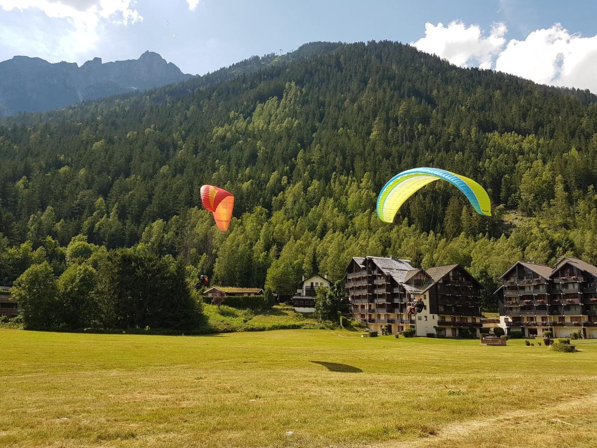 Vue Magique En Hypercentre Avec Parking Privatif Chamonix Exterior foto