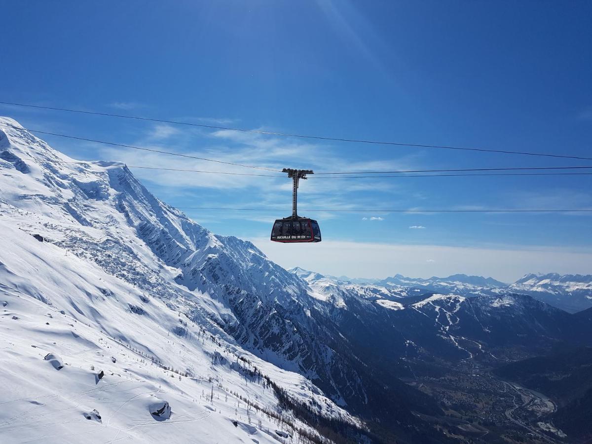 Vue Magique En Hypercentre Avec Parking Privatif Chamonix Exterior foto